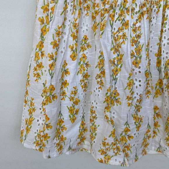 Jessica Simpson Floral Eyelet Mini Dress - Picture 3 of 13